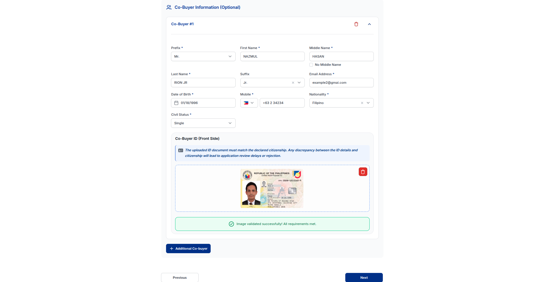 DMCI Sales - Client Registration Form (CRF) screenshot 7