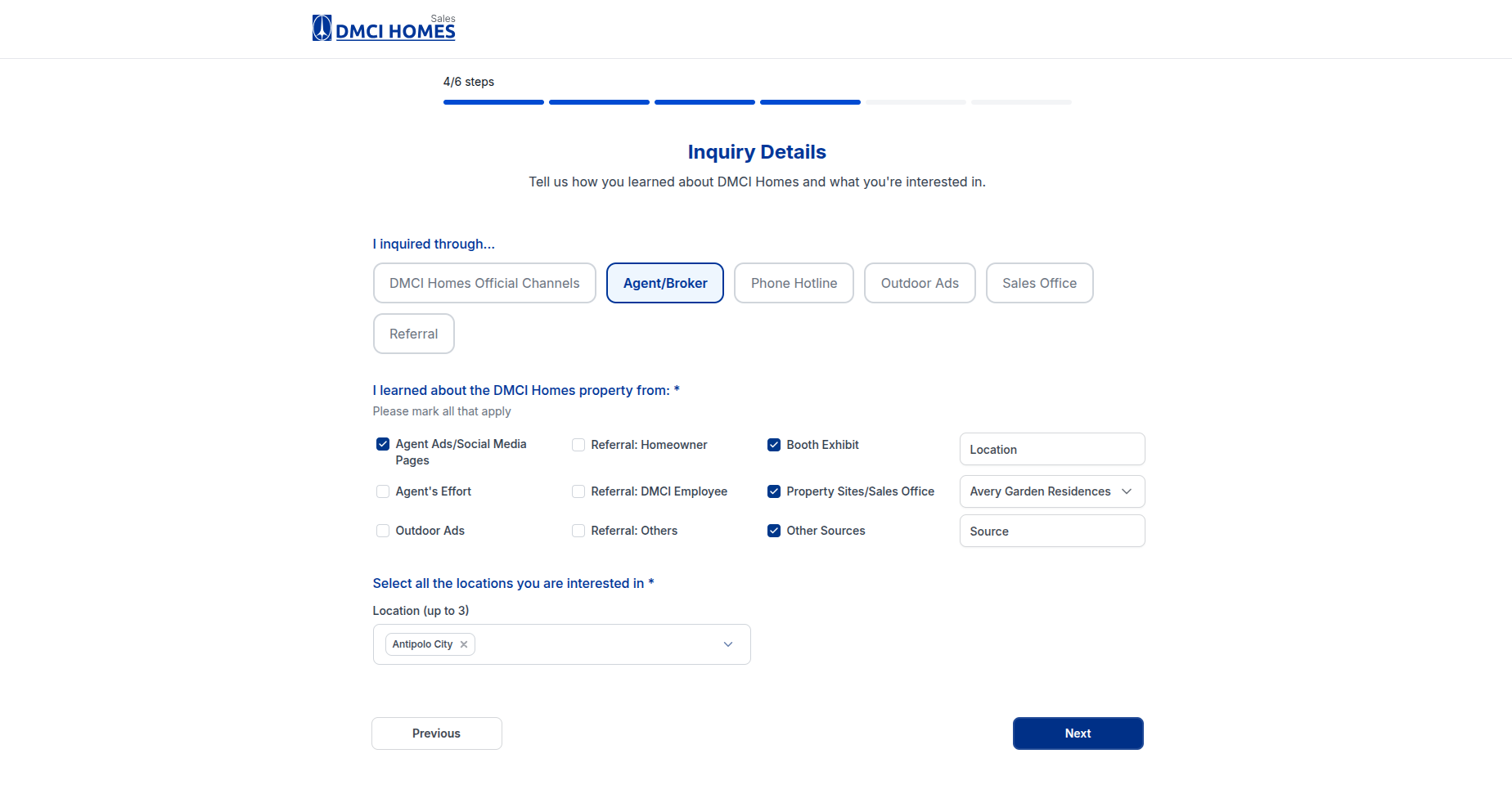 DMCI Sales - Client Registration Form (CRF) screenshot 9