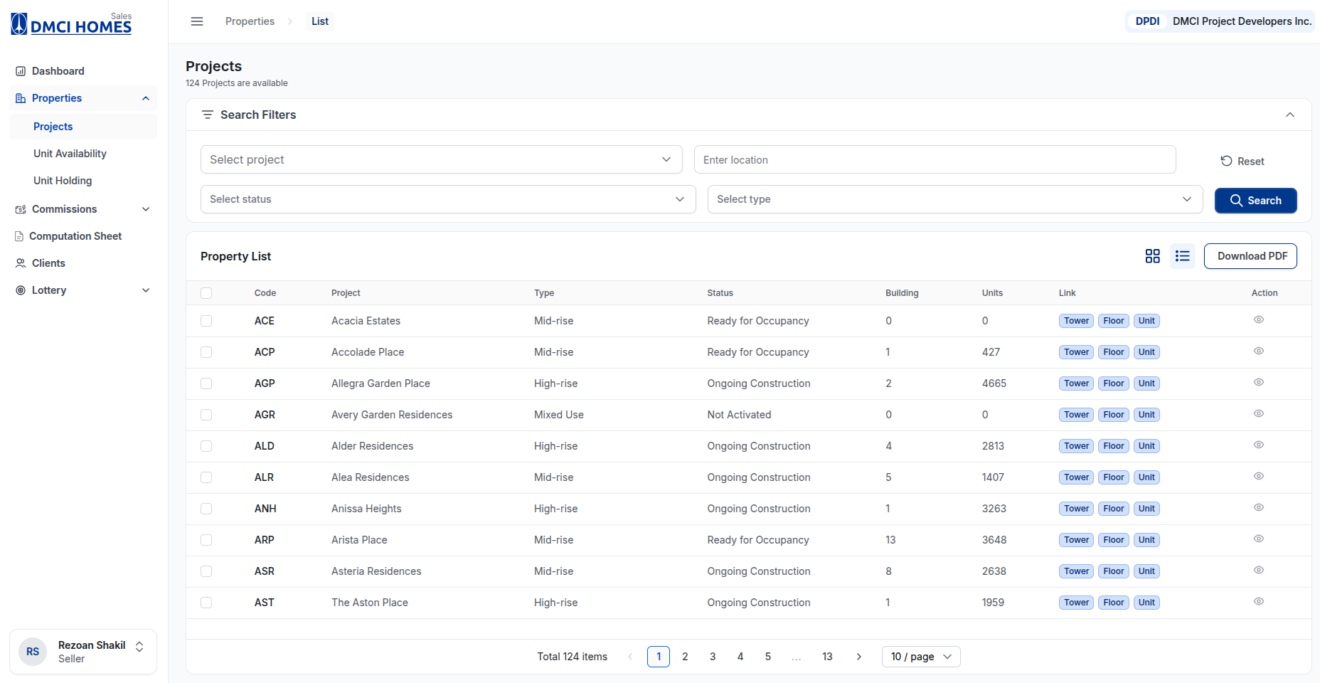 DMCI Homes Sales Admin Portal screenshot 9